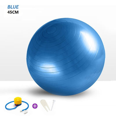 65cm Yoga Ball Fitness Balls Sports Pilates Birthing Fitball Exercise Training Workout Massage Ball Gym ball 75cm 45cm With Pump