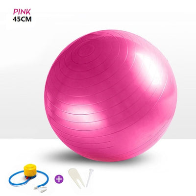 65cm Yoga Ball Fitness Balls Sports Pilates Birthing Fitball Exercise Training Workout Massage Ball Gym ball 75cm 45cm With Pump