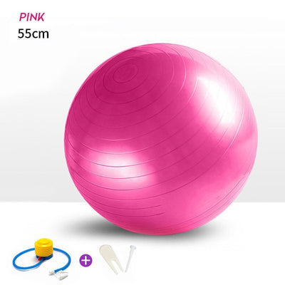 65cm Yoga Ball Fitness Balls Sports Pilates Birthing Fitball Exercise Training Workout Massage Ball Gym ball 75cm 45cm With Pump