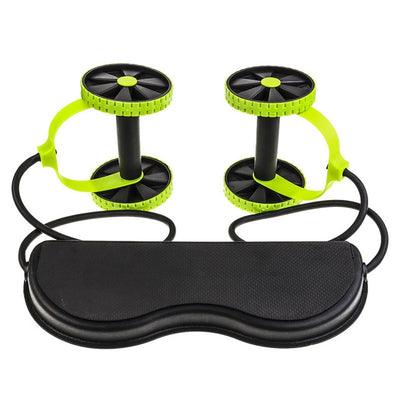 AB Wheels Abdominal Wheels Roller Trainer Stretch Elastic Abdominal Resistance Pull Rope Tool Multifunctional Exercise Fitness